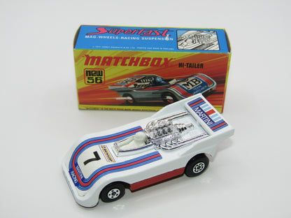Matchbox Superfast 56B Hi-Tailer WHITE DRIVER Martini Red Base