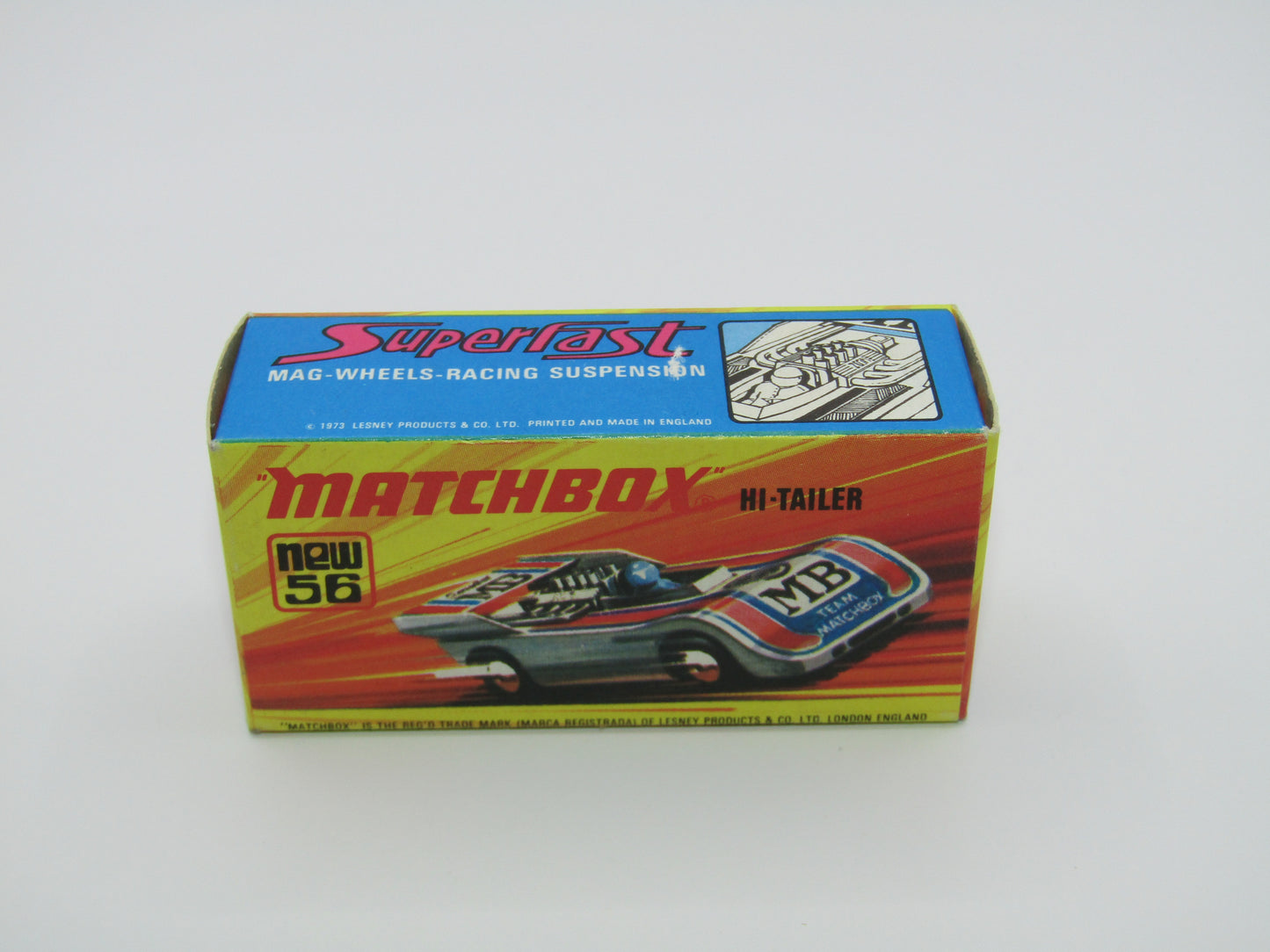Matchbox Superfast 56B Hi-Tailer WHITE DRIVER Martini Red Base
