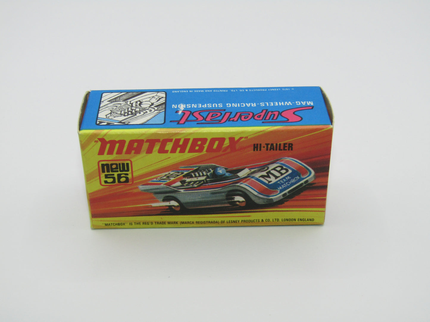 Matchbox Superfast 56B Hi-Tailer WHITE DRIVER Martini Red Base