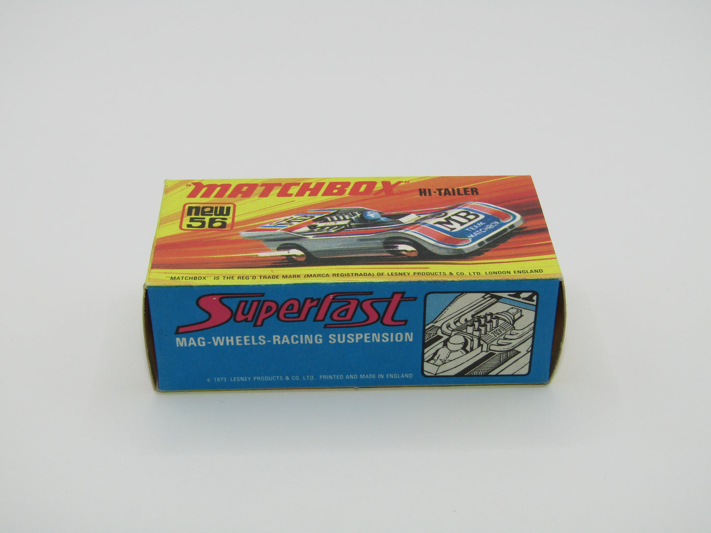 Matchbox Superfast 56B Hi-Tailer WHITE DRIVER Martini Red Base