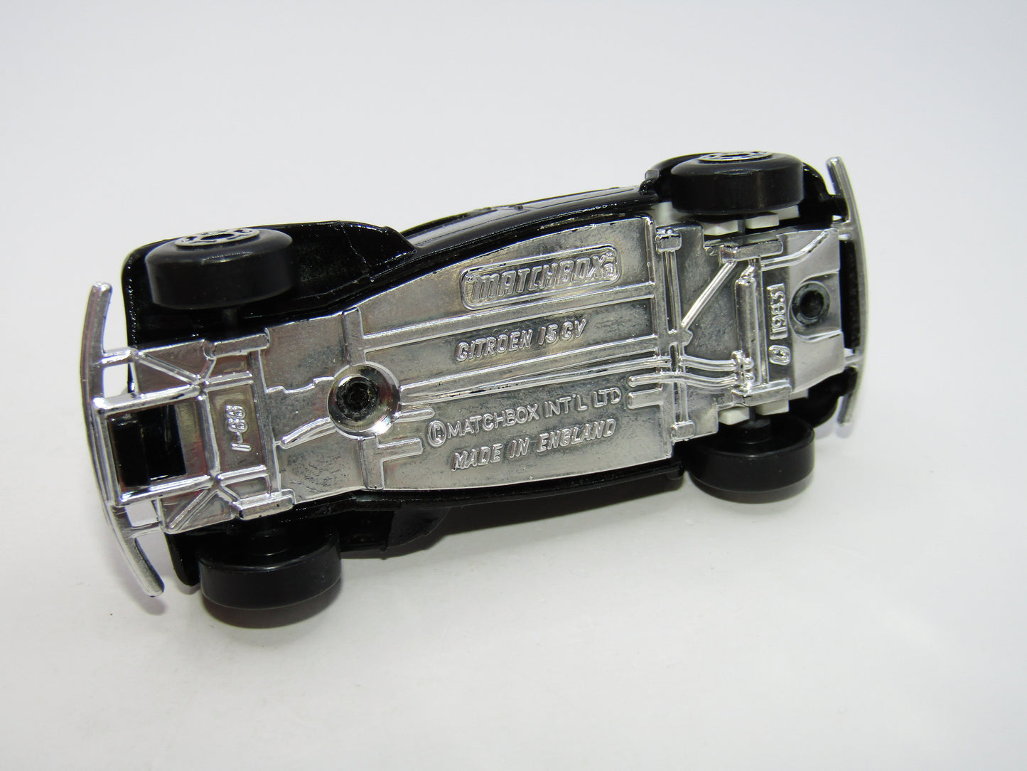 Matchbox Superfast 44E Ctiroen 15 CV WHITE Interior England Base