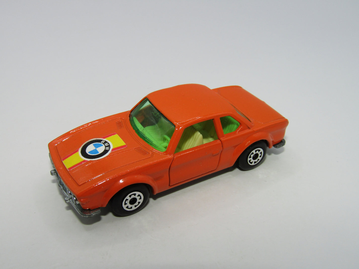 Matchbox Superfast 45B BMW 3.0 CSL Orange YELLOW-GREEN Windows