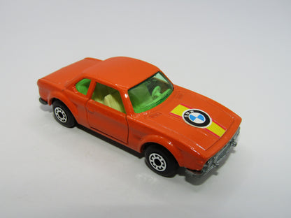 Matchbox Superfast 45B BMW 3.0 CSL Orange YELLOW-GREEN Windows