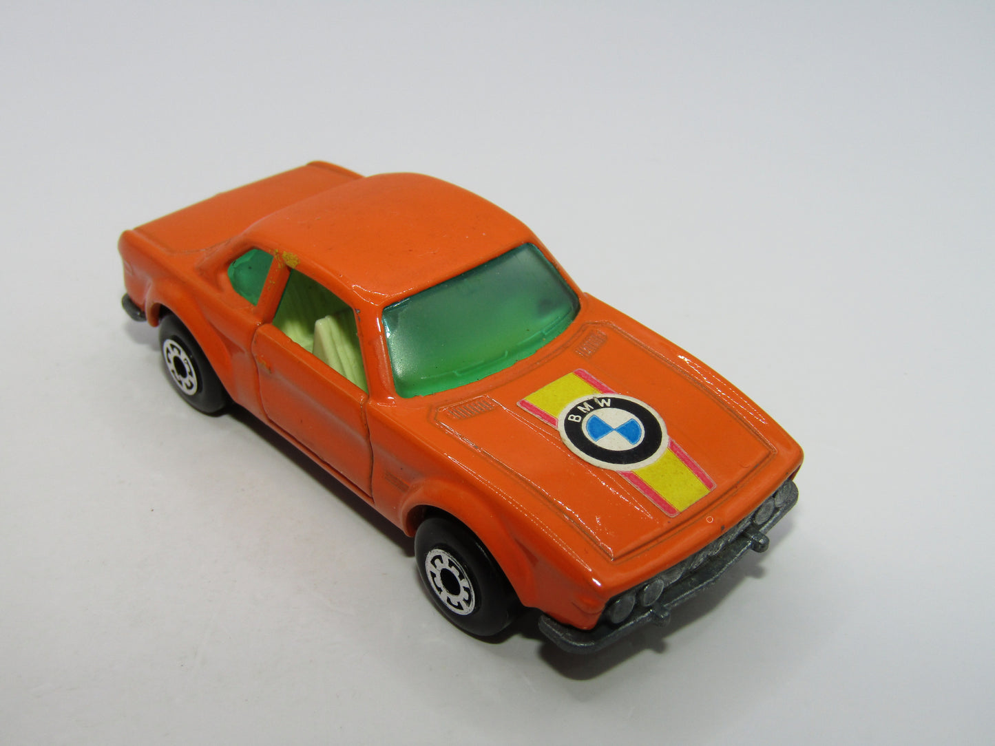 Matchbox Superfast 45B BMW 3.0 CSL Orange Frosted Windows Factory Error