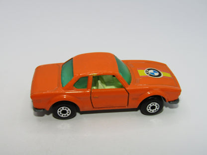 Matchbox Superfast 45B BMW 3.0 CSL Orange Frosted Windows Factory Error