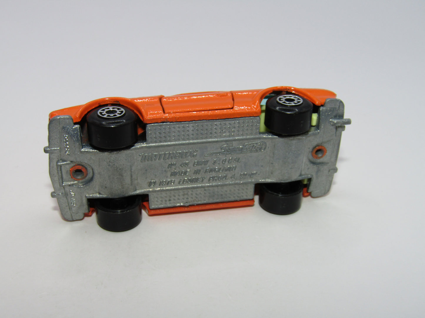 Matchbox Superfast 45B BMW 3.0 CSL Orange With Inside Roof Light
