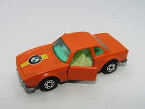 Matchbox Superfast 45B BMW 3.0 CSL BLUE-GREEN Windows IVORY Interior