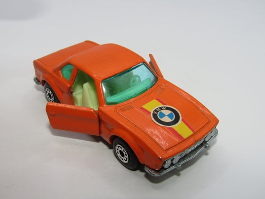 Matchbox Superfast 45B BMW 3.0 CSL BLUE-GREEN Windows IVORY Interior