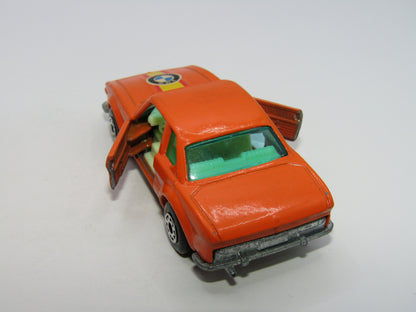 Matchbox Superfast 45B BMW 3.0 CSL BLUE-GREEN Windows IVORY Interior