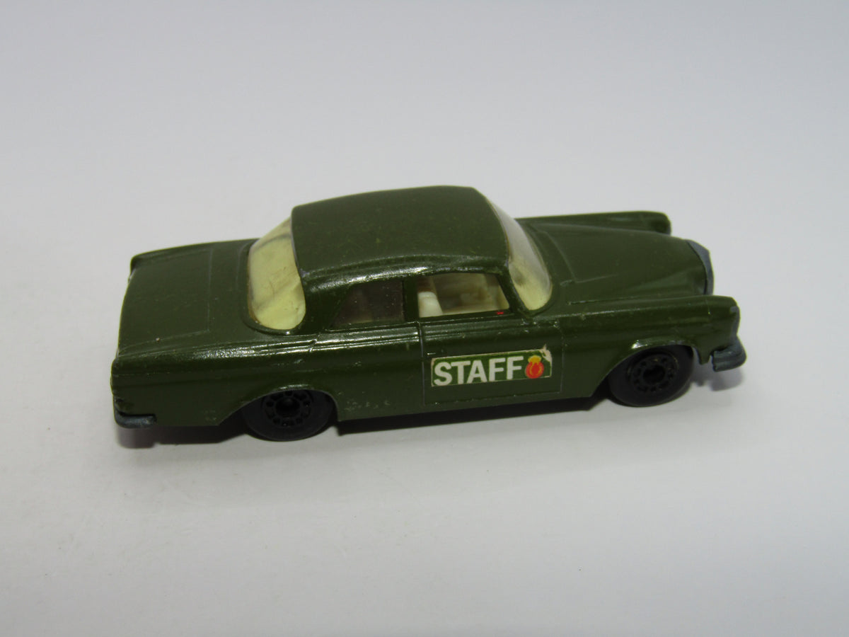 Matchbox Superfast 46A Mercedes 300SE Olive Green Dot Dash Lt Amber Windows