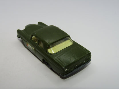 Matchbox Superfast 46A Mercedes 300SE Olive Green Dot Dash Lt Amber Windows