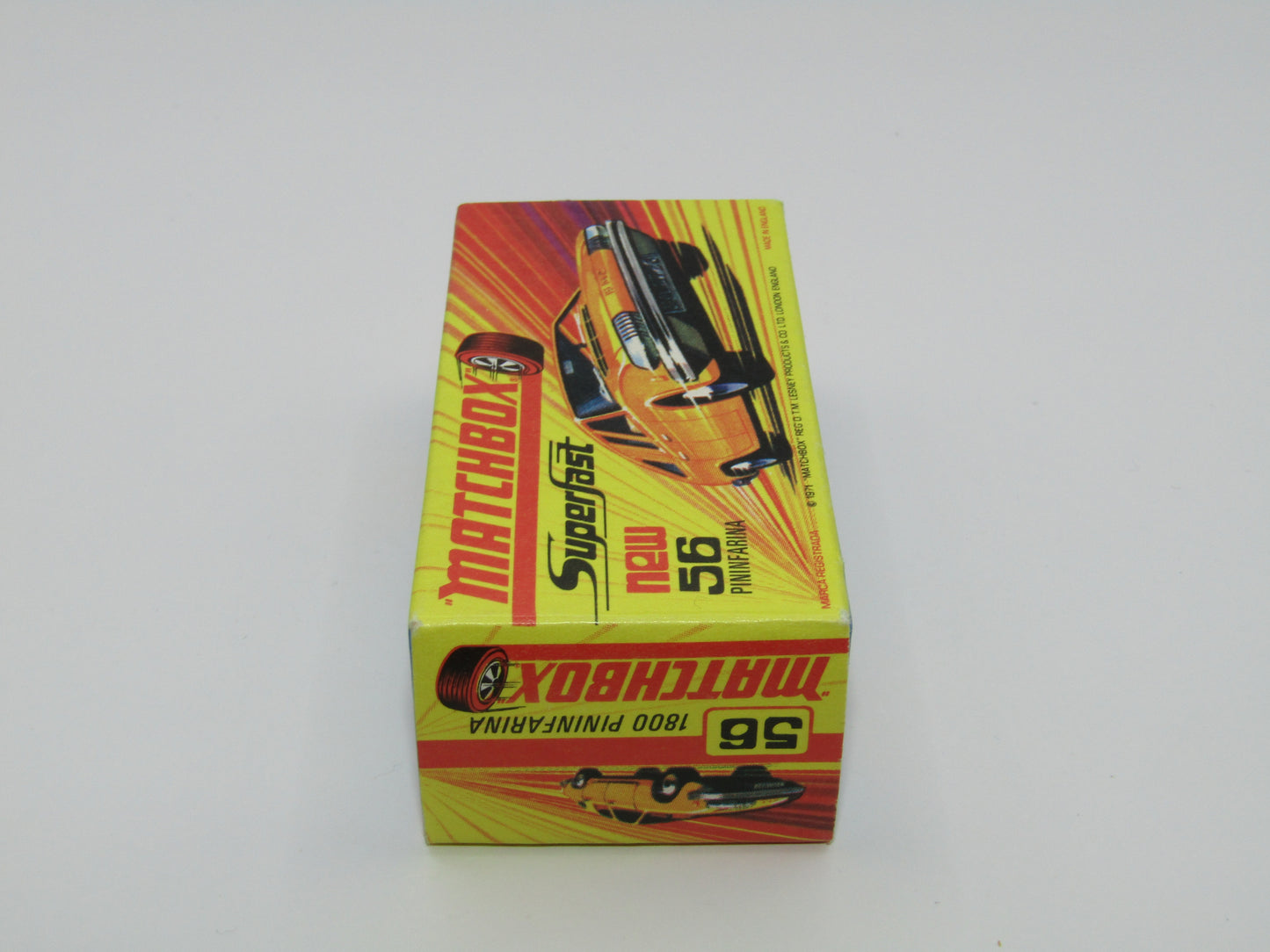 Matchbox Superfast 56A BMC 1800 Pininfarina Orange SILVER BASE