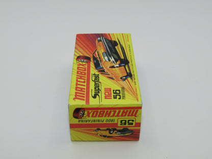 Matchbox Superfast 56A BMC 1800 Pininfarina Orange SILVER BASE