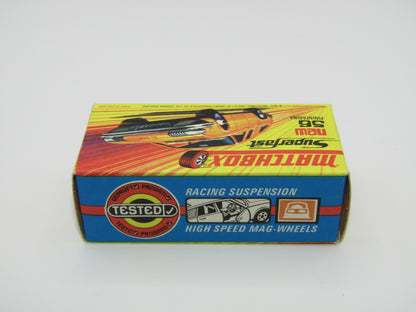Matchbox Superfast 56A BMC 1800 Pininfarina Orange SILVER BASE