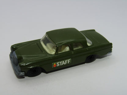 Matchbox Superfast 46A Mercedes 300SE Olive Green Staff CarvDot Dash Wheels