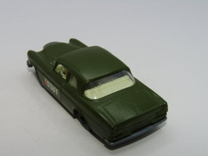Matchbox Superfast 46A Mercedes 300SE Olive Green Staff CarvDot Dash Wheels