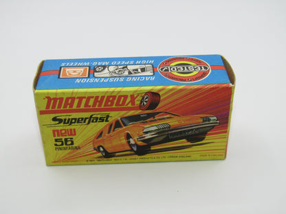 Matchbox Superfast 56A BMC 1800 Pininfarina Orange GULF Labels