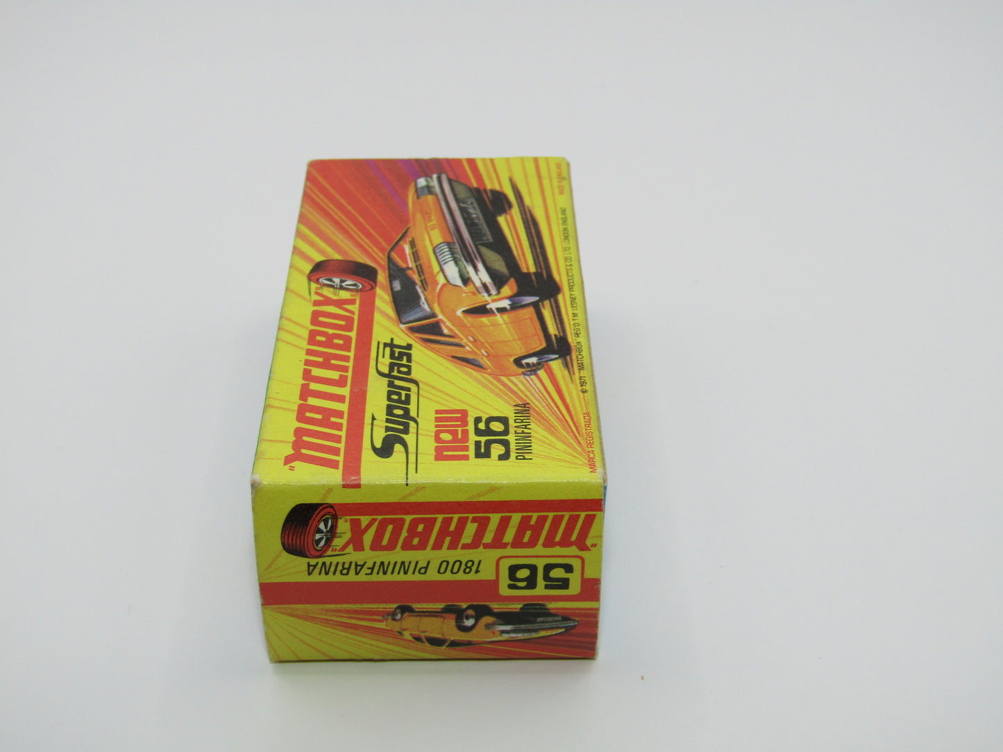 Matchbox Superfast 56A BMC 1800 Pininfarina Orange GULF Labels