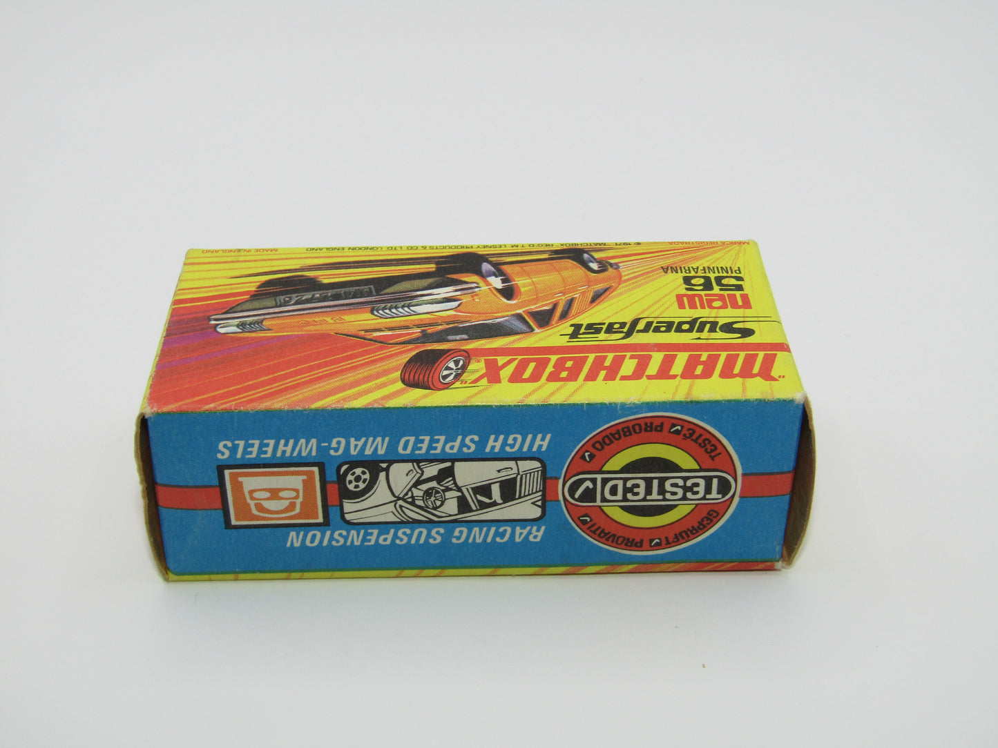 Matchbox Superfast 56A BMC 1800 Pininfarina Orange GULF Labels