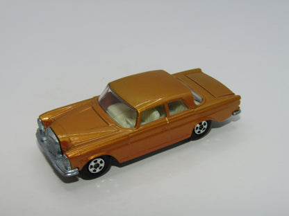 Matchbox Superfast 46A Mercedes 300SE Gold SOLID Narrow Wheels
