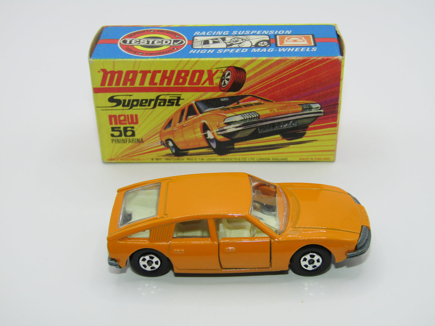 Matchbox Superfast 56A BMC 1800 Pininfarina HIGH ARCHES NARROW WHEELS