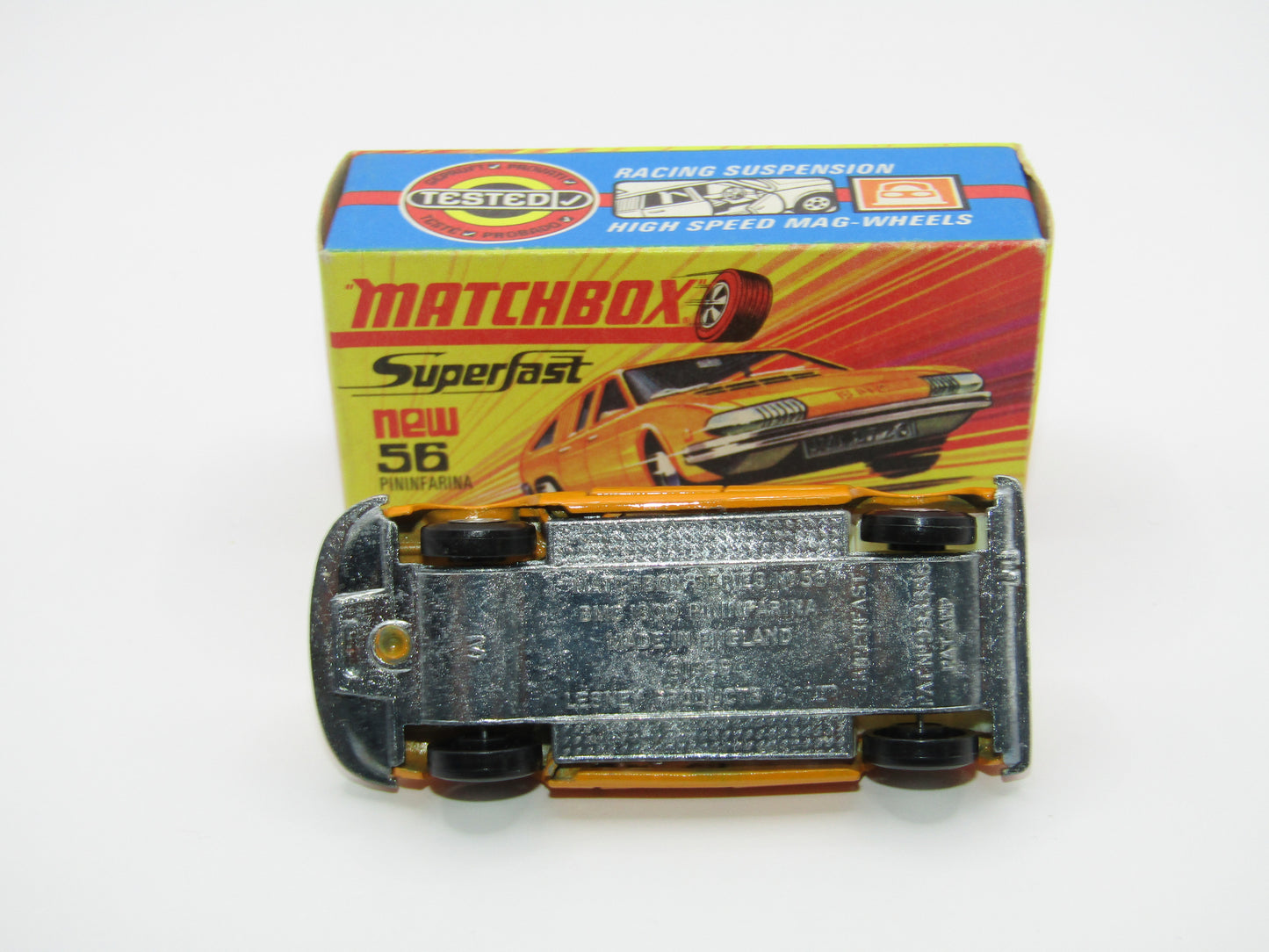 Matchbox Superfast 56A BMC 1800 Pininfarina HIGH ARCHES NARROW WHEELS