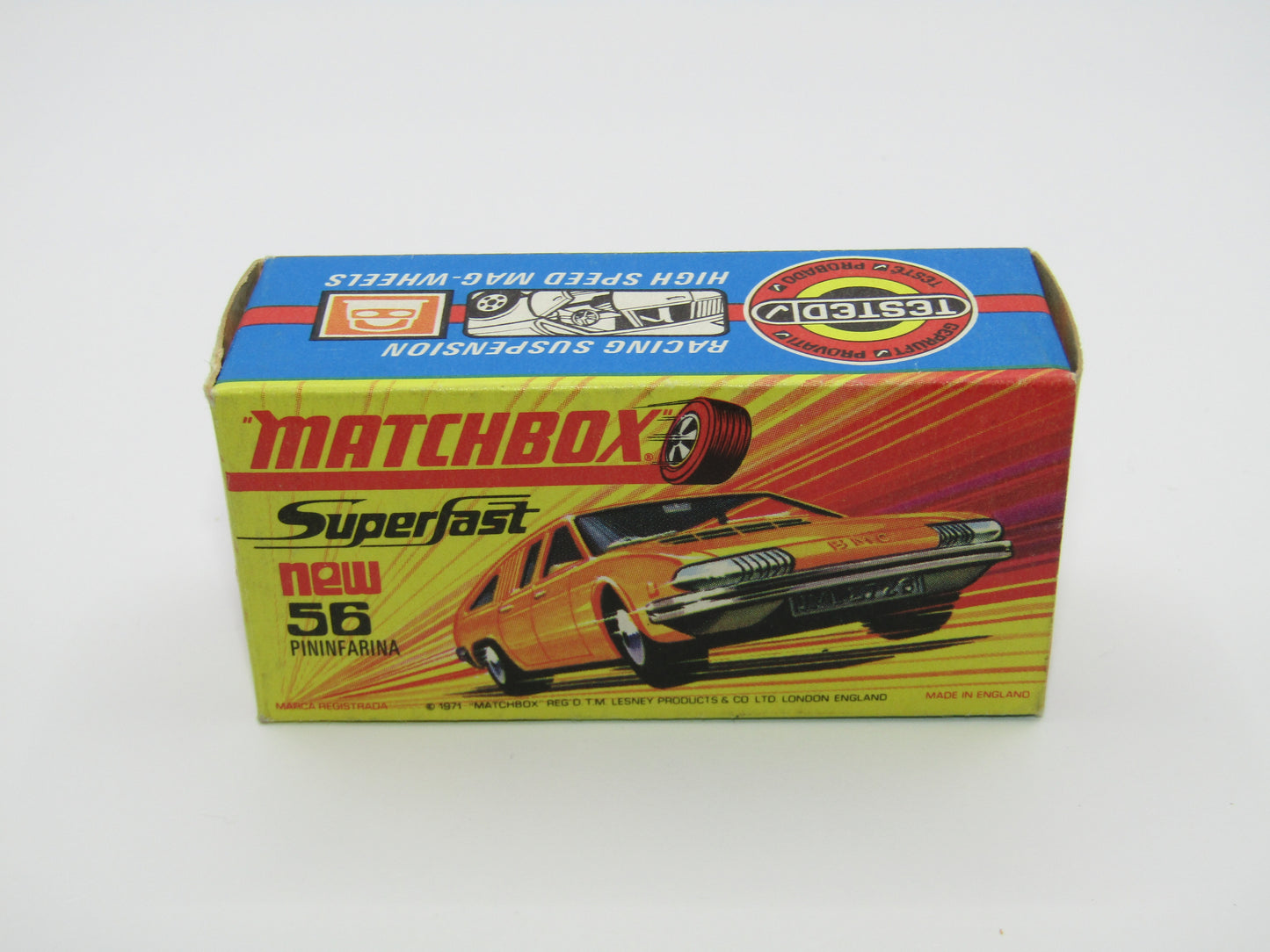 Matchbox Superfast 56A BMC 1800 Pininfarina HIGH ARCHES NARROW WHEELS