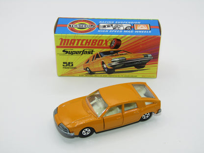 Matchbox Superfast 56A BMC 1800 Pininfarina Light Orange Narrow Wheels