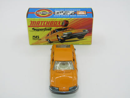 Matchbox Superfast 56A BMC 1800 Pininfarina Light Orange Narrow Wheels