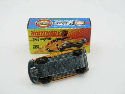Matchbox Superfast 56A BMC 1800 Pininfarina Light Orange Narrow Wheels