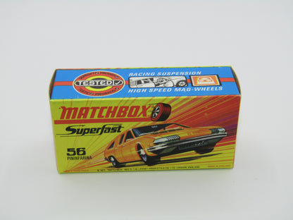 Matchbox Superfast 56A BMC 1800 Pininfarina Light Orange Narrow Wheels