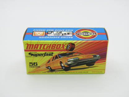 Matchbox Superfast 56A BMC 1800 Pininfarina Light Orange Narrow Wheels