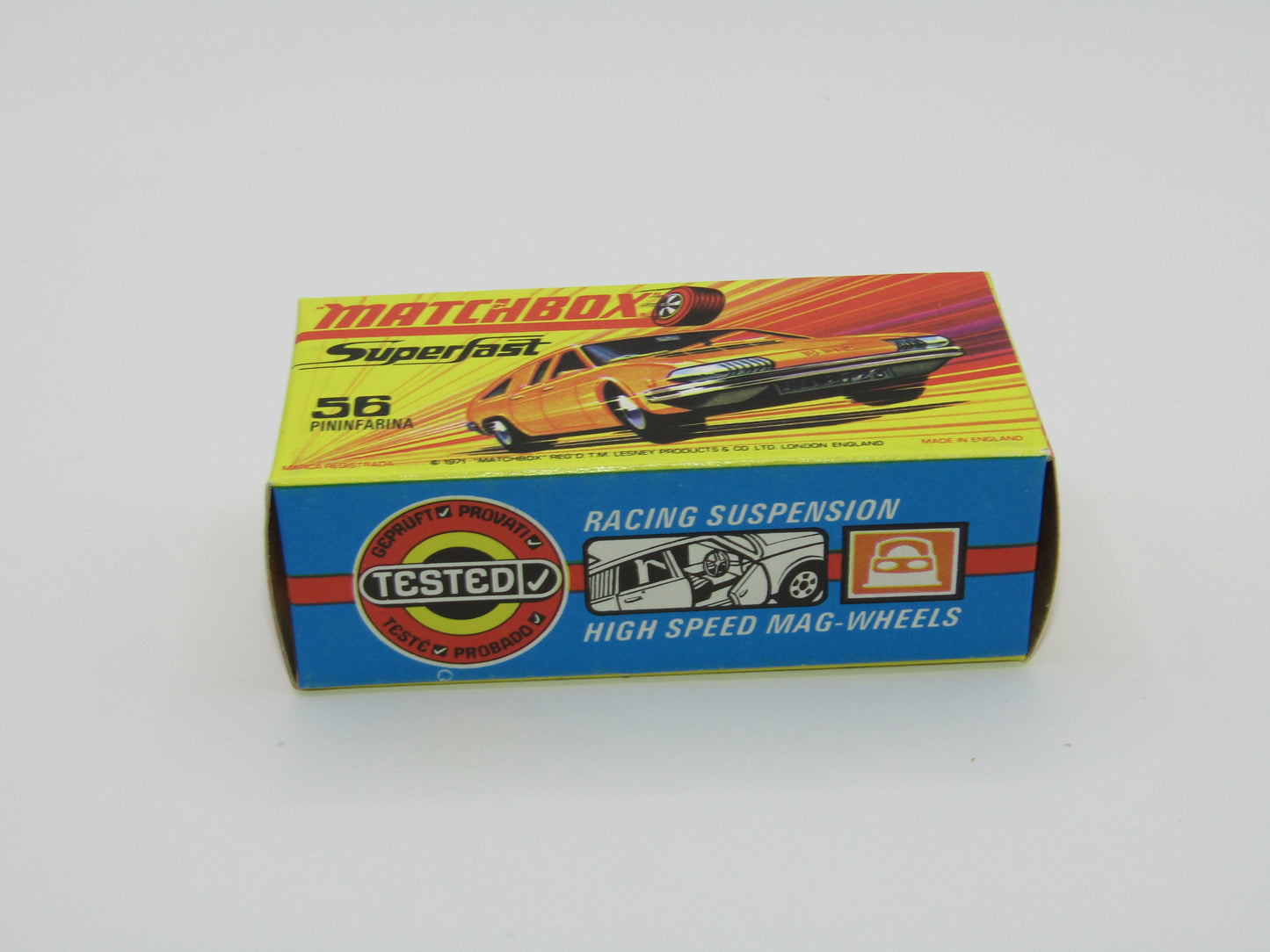 Matchbox Superfast 56A BMC 1800 Pininfarina Light Orange Narrow Wheels