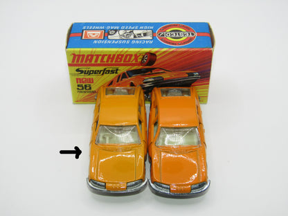 Matchbox Superfast 56A BMC 1800 Pininfarina Light Orange Wide Wheels
