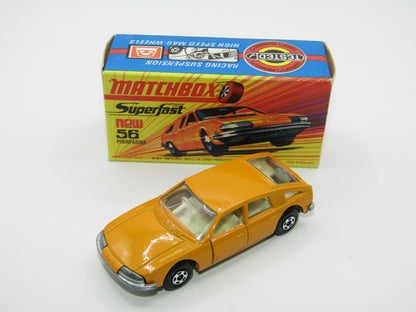Matchbox Superfast 56A BMC 1800 Pininfarina Light Orange Wide Wheels
