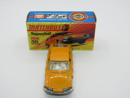 Matchbox Superfast 56A BMC 1800 Pininfarina Light Orange Wide Wheels
