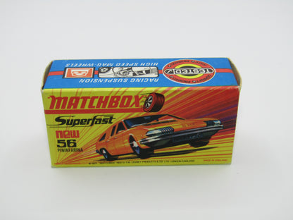 Matchbox Superfast 56A BMC 1800 Pininfarina Light Orange Wide Wheels