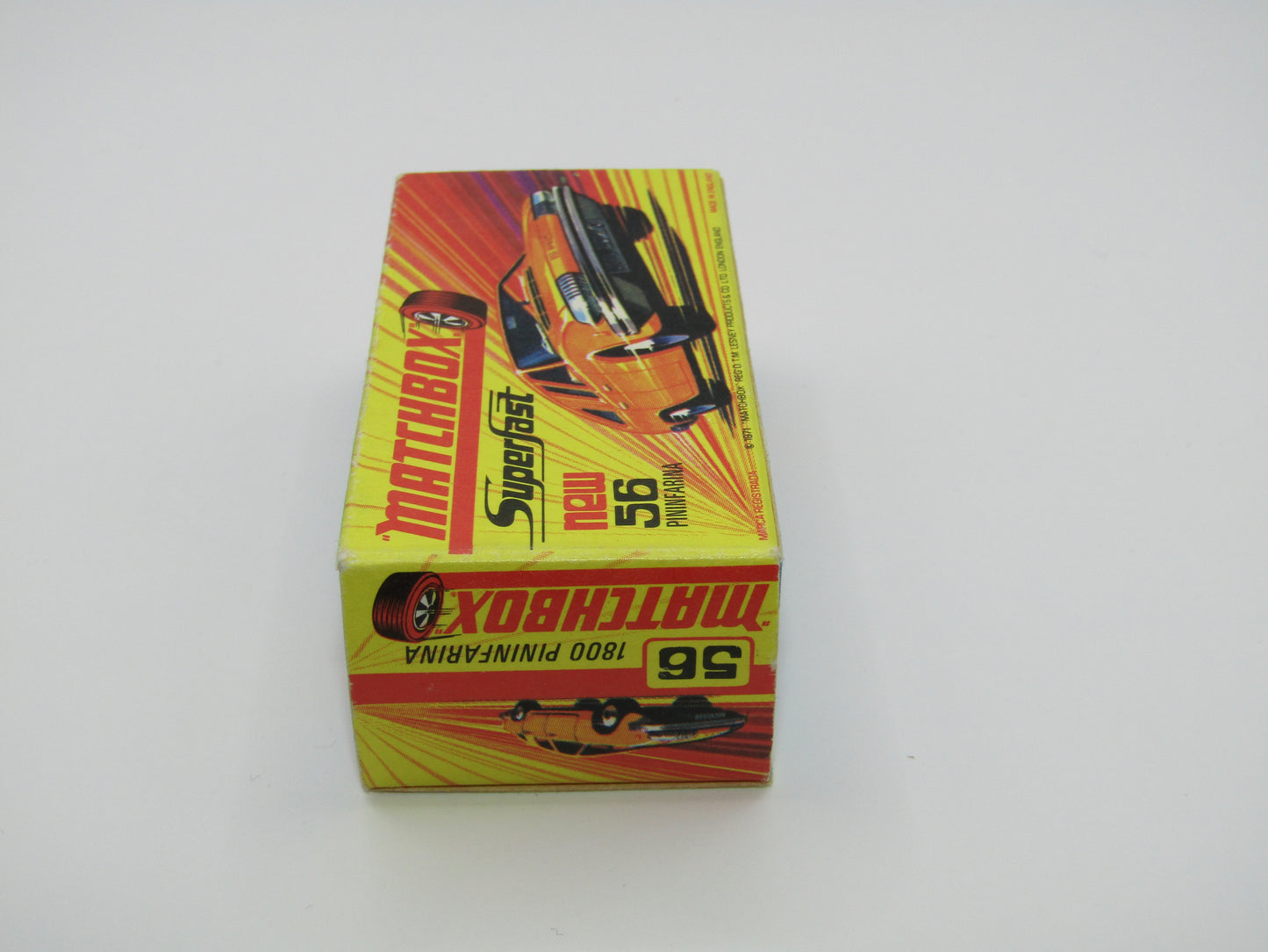 Matchbox Superfast 56A BMC 1800 Pininfarina Light Orange Wide Wheels
