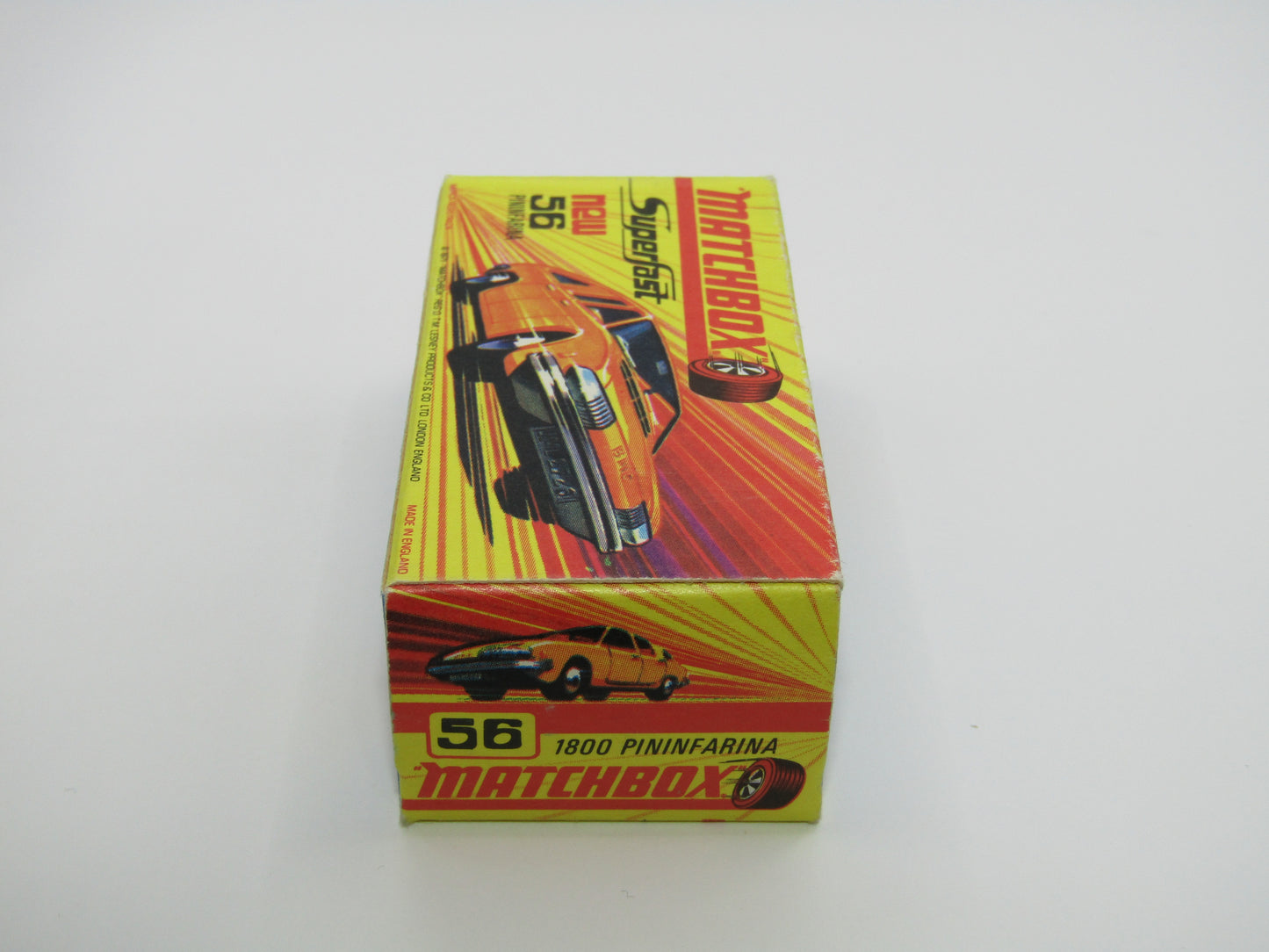 Matchbox Superfast 56A BMC 1800 Pininfarina Light Orange Wide Wheels