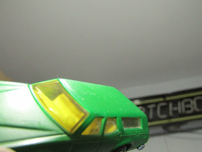 Matchbox Superfast 74C Cougar Villager DARK MATT Green Yellow Interior AMBER Windows