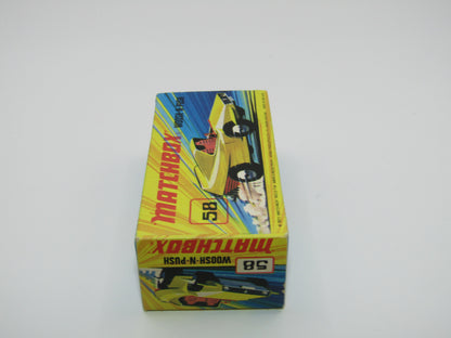 Matchbox Superfast 58B Woosh N Push RED Flower Label