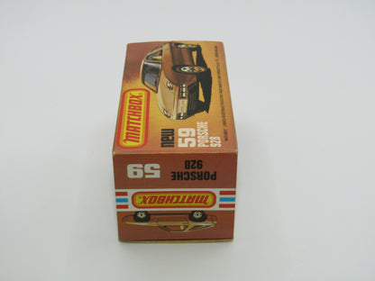 Matchbox Superfast 59C Porsche 928 Black UNPAINTED Base