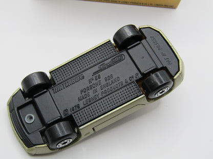 Matchbox Superfast 59C Porsche 928 CHAMPAGNE Gold, SATIN BLACK Base