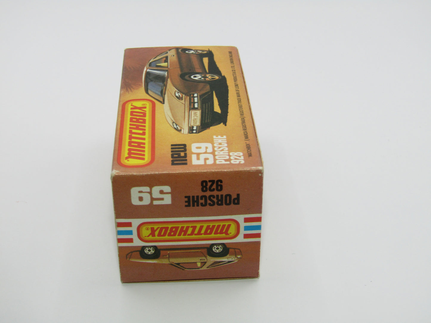 Matchbox Superfast 59C Porsche 928 Gold, METALLIC BROWN Base