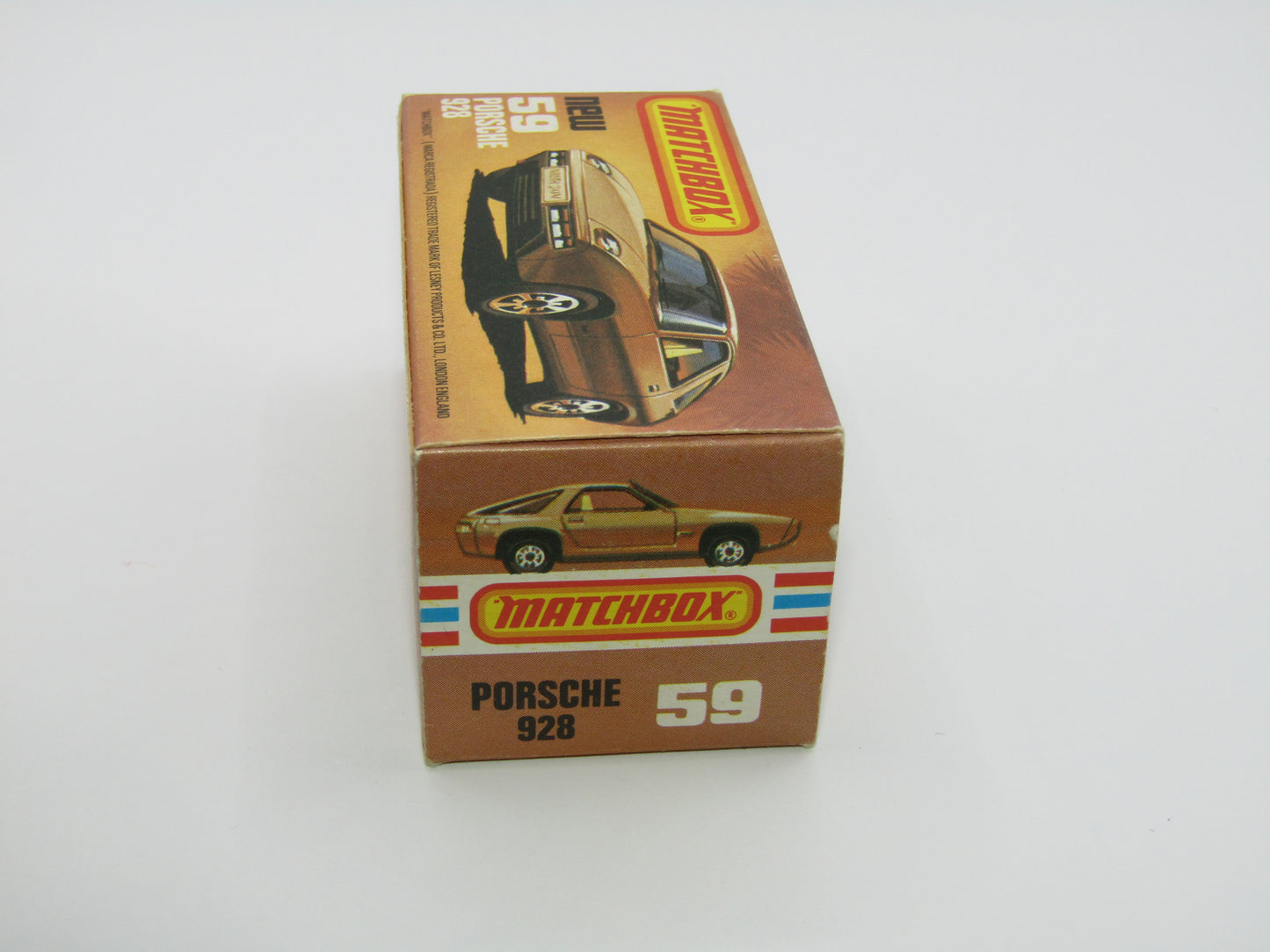 Matchbox Superfast 59C Porsche 928 Gold, METALLIC BROWN Base