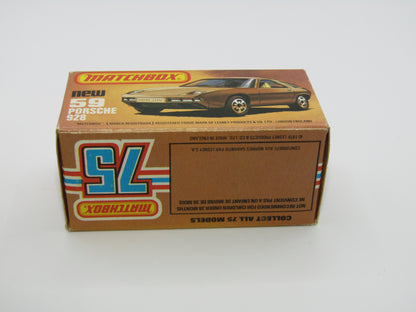 Matchbox Superfast 59C Porsche 928 Gold, METALLIC BROWN Base