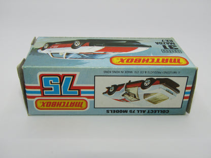 Matchbox Superfast No 31D Mazda RX-7 MALTESE CROSS Wheels Thick Red Stripe USA Picture Box