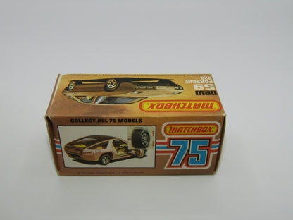 Matchbox Superfast 59C Porsche 928 Blue Tan Interior GLOSS BLACK Base