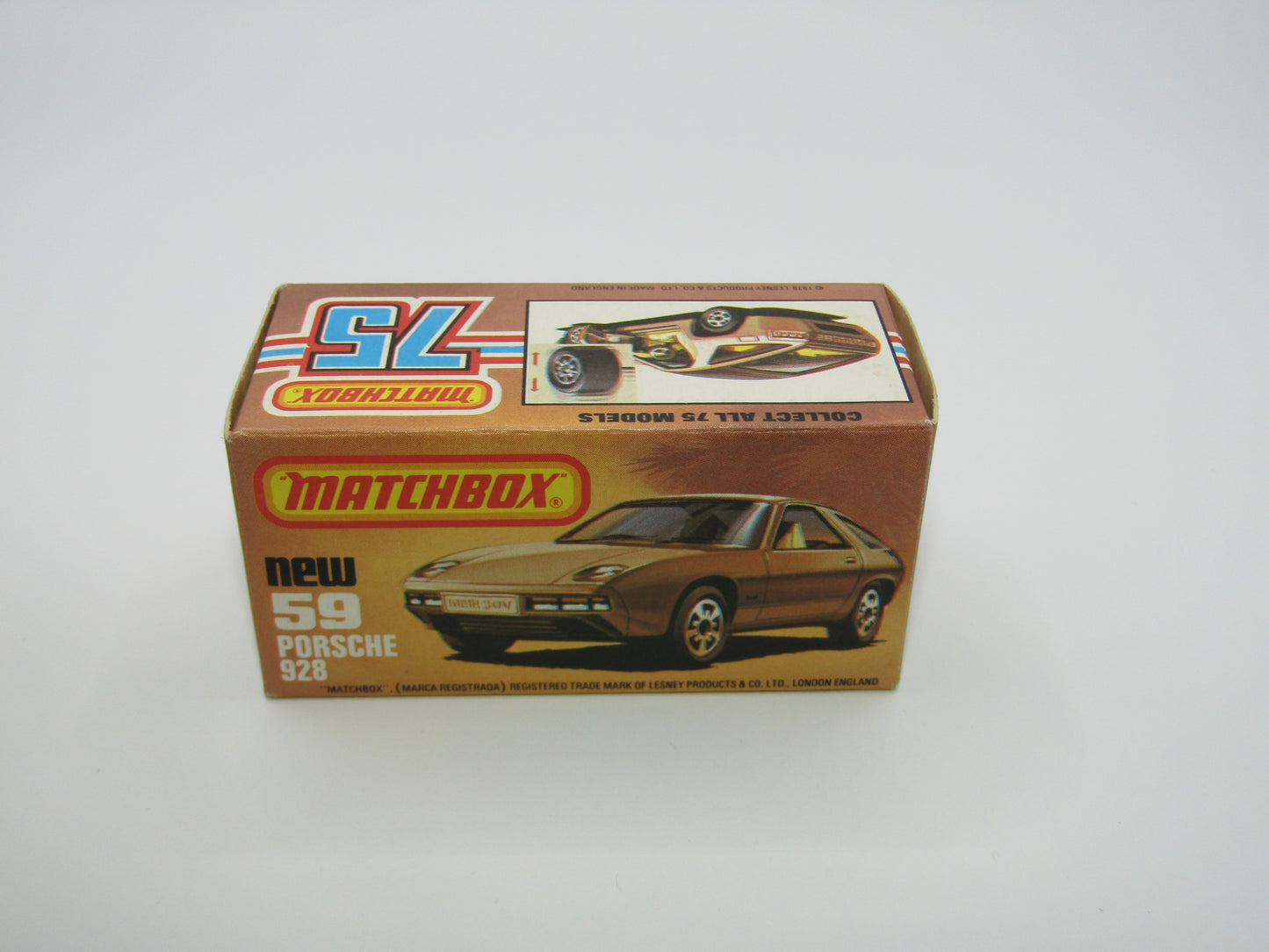 Matchbox Superfast 59C Porsche 928 Blue UNPAINTED BASE