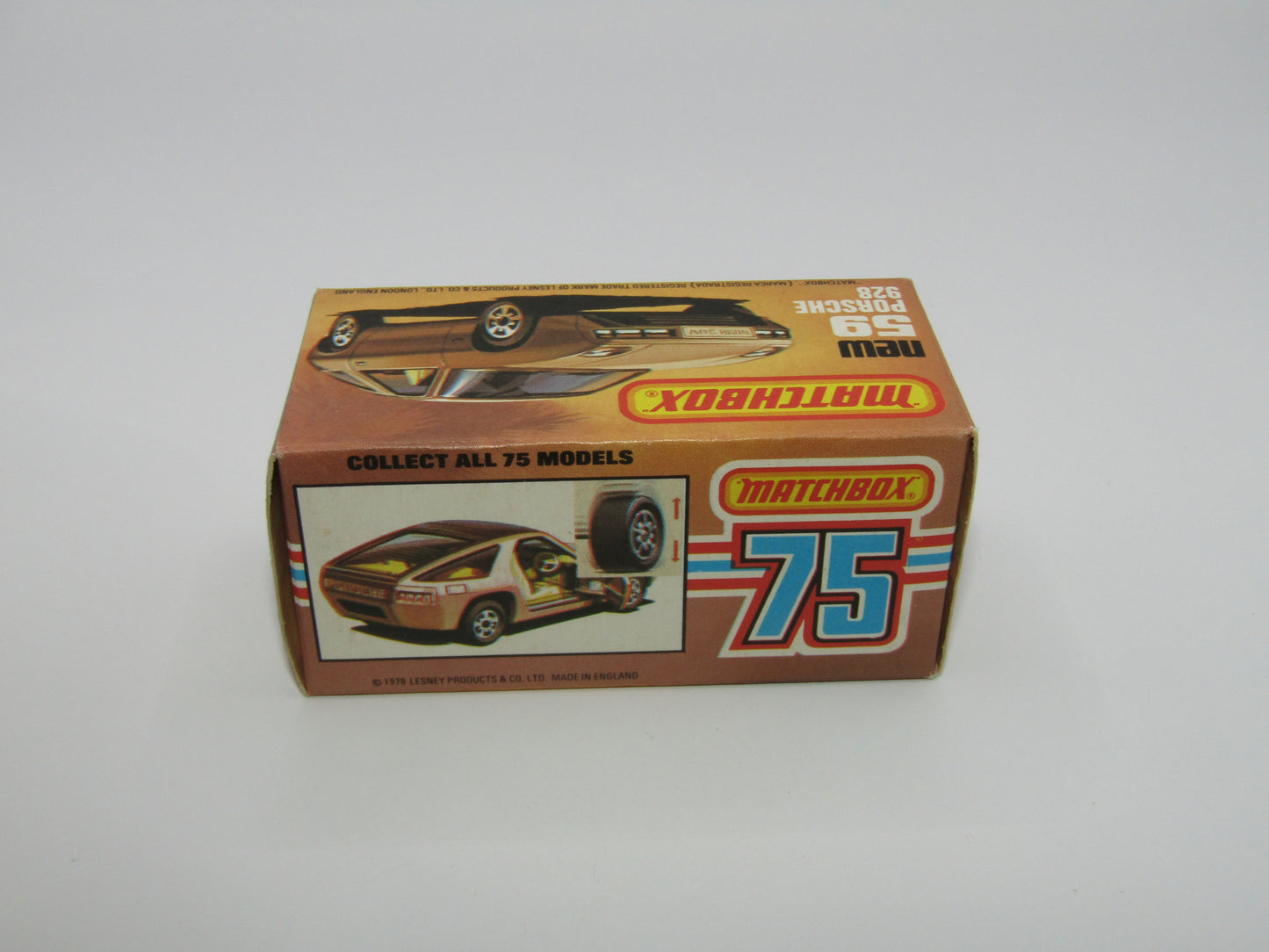 Matchbox Superfast 59C Porsche 928 Blue UNPAINTED BASE
